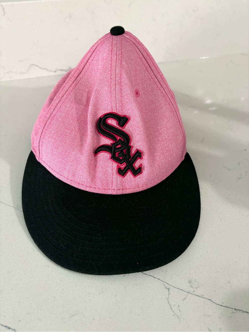 New Era Kids Pink and Black Chicago White Sox Hat